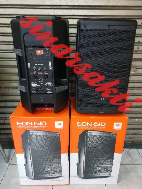 SPEAKER AKTIF JBL EON 610 ( 2BH 10 INCH ) ORIGINAL