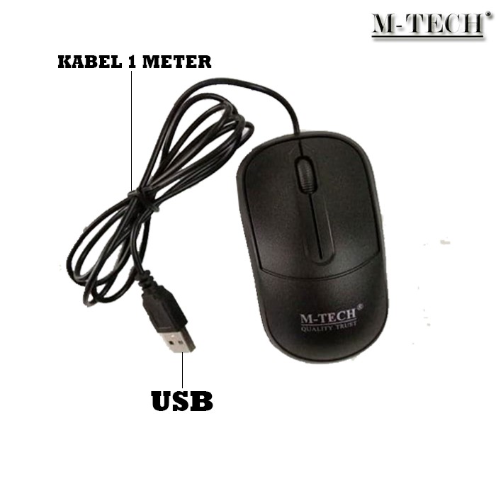 Mouse M-Tech Kabel USB Optical