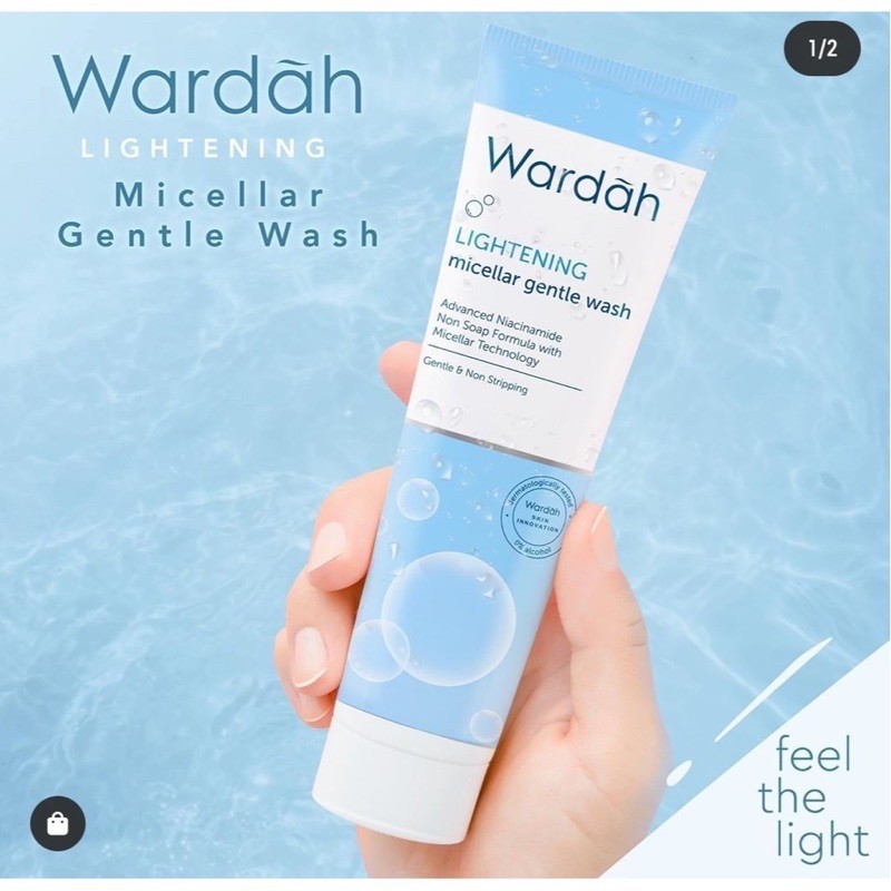 WARDAH LIGHTENING MICELLAR GENTLE WASH 50 ML &amp; 100 Ml