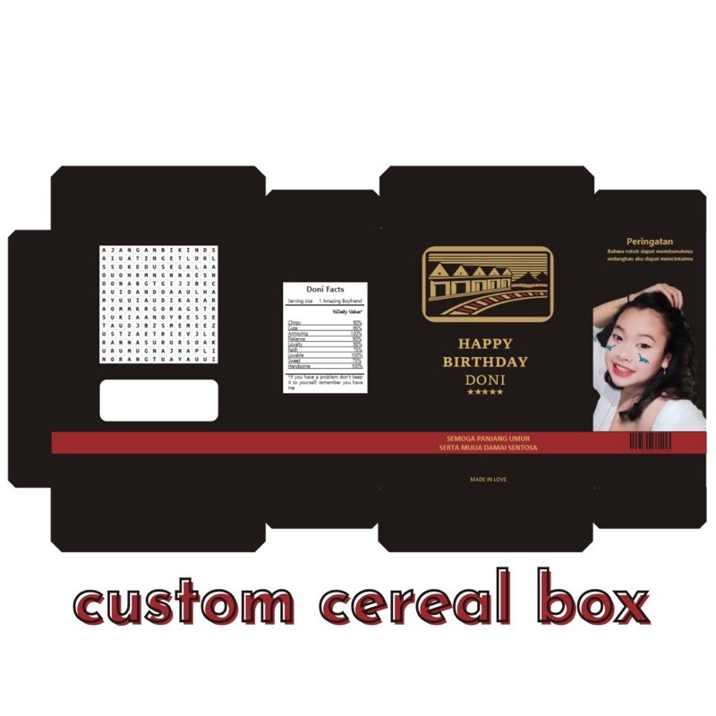 

custom cereal box