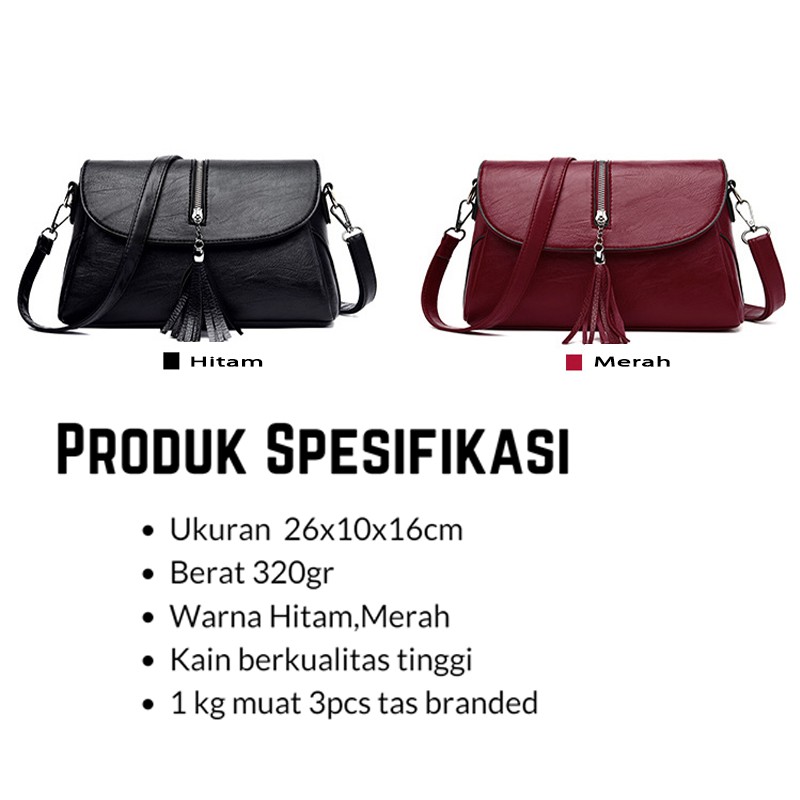 Satu7an T177 TAS SELEMPANG WANITA Sling Bag Slempang Murah Bahan Import Grosir COD Clutch  Shoulder