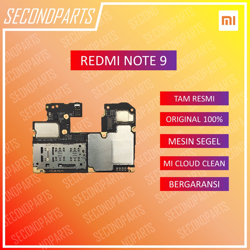 MESIN NORMAL XIAOMI REDMI NOTE 9 SEGEL ORIGINAL TESTED