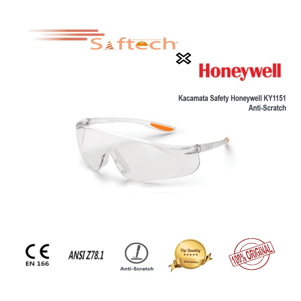 Jual Kacamata Safety King S Honeywell Original KY1151 KY1152 Clear Smoke Shopee Indonesia