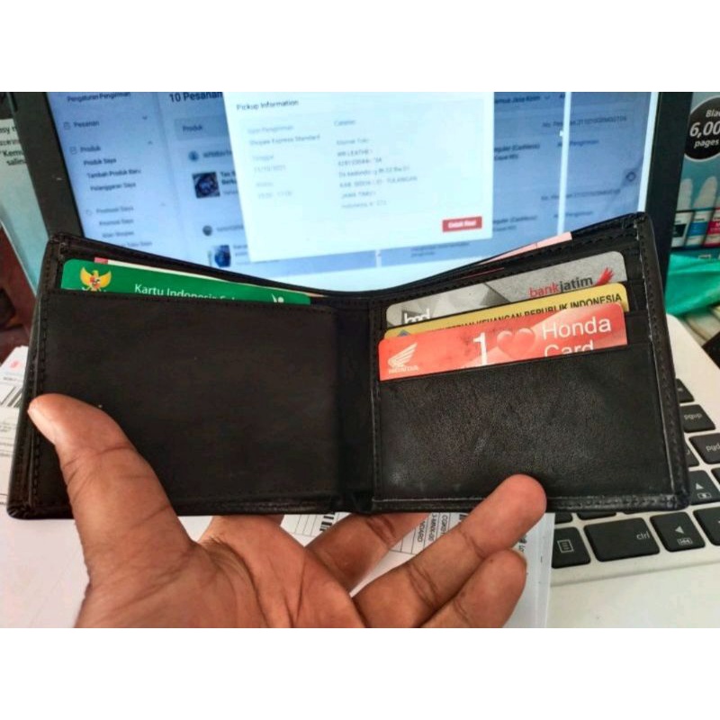 Dompet Kulit Pria Original Kulit Sapi Asli