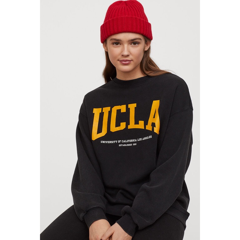 TERLARIS SWEATER VARSITY UCLA BASIC TEBAL