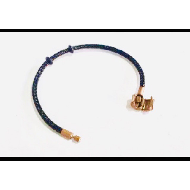 Gelang Tali Kawat Anti Air Waterproof Untuk Charm Liontin Mainan Pandora atau Emas Hongkong