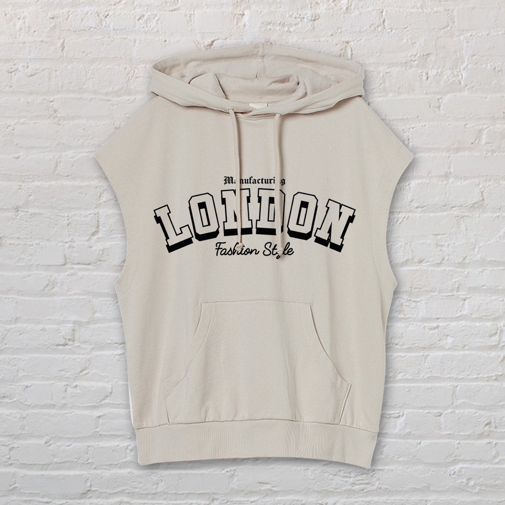 VEST HOODIE LONDON  VEST HOODIE TEBAL / VEST HOODIE UNISEX