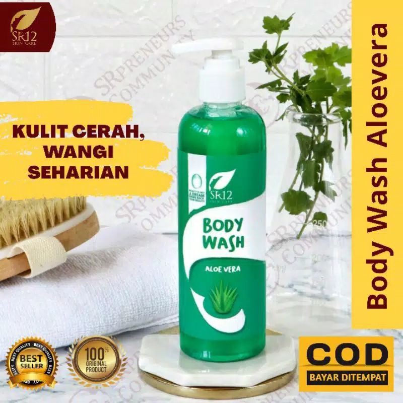 Body wash sr12 / sabun mandi cair penghilang jerawat punggung
