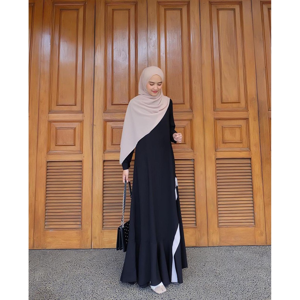 HD16:[AURORA BLACK SERIES]GAMIS LEBARAN 2023[GAMIS TEELARIS ELEGANT]GAMIS MUSLIM JUMBO BUSUI][GAMIS MUSLIM KEKINIAN MAT SHAKILA PREMIUM SIZE S M L XL