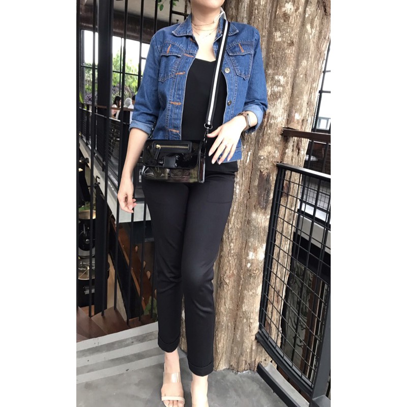 Tas mika selempang mini / Tas Selempang pvc / tas selempang jelly / tas keren / tas mika kekinian