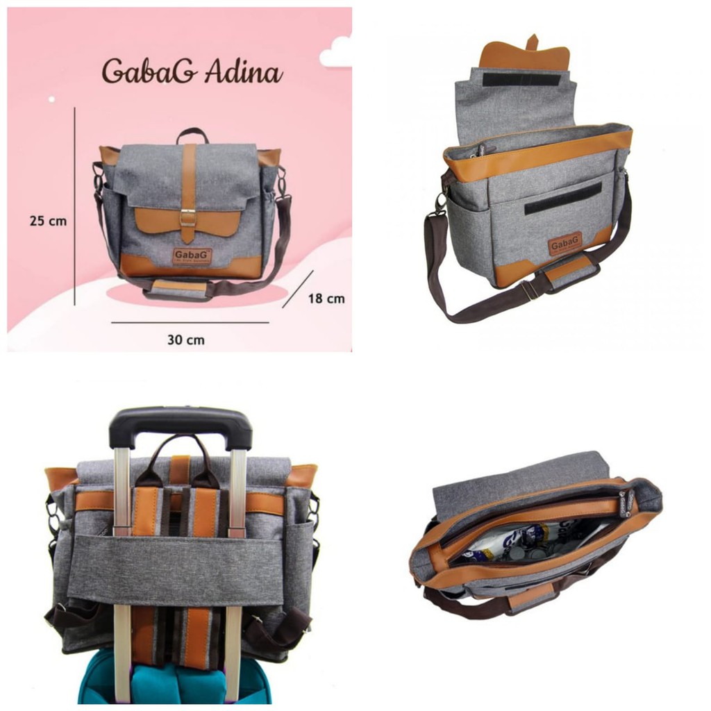 tas asi Gabag Adina Diaper bag gabag Cooler Bag gabag tas gabag tas perlengkapan bayi