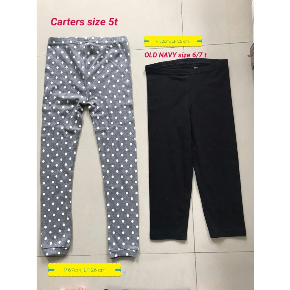 OLD NAVY, CARTERS Legging Anak Perempuan