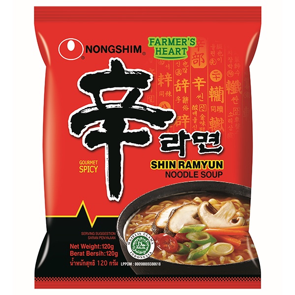 

impor-mie- nongshim shin ramyun noodle soup 120 g -mie-impor.