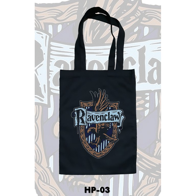 TOTE BAG HITAM - HARRY POTTER