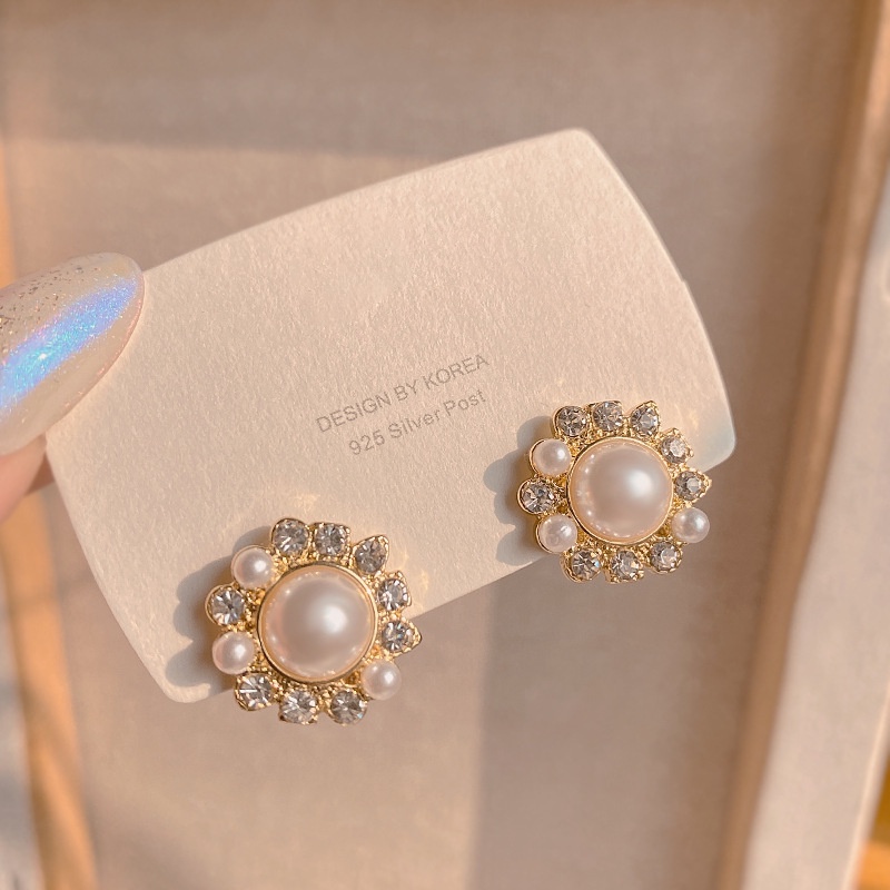 Hello Girl S925 Silver Needle Multi-style Earrings Fashion Niche Design Light Luxury Earring-07#