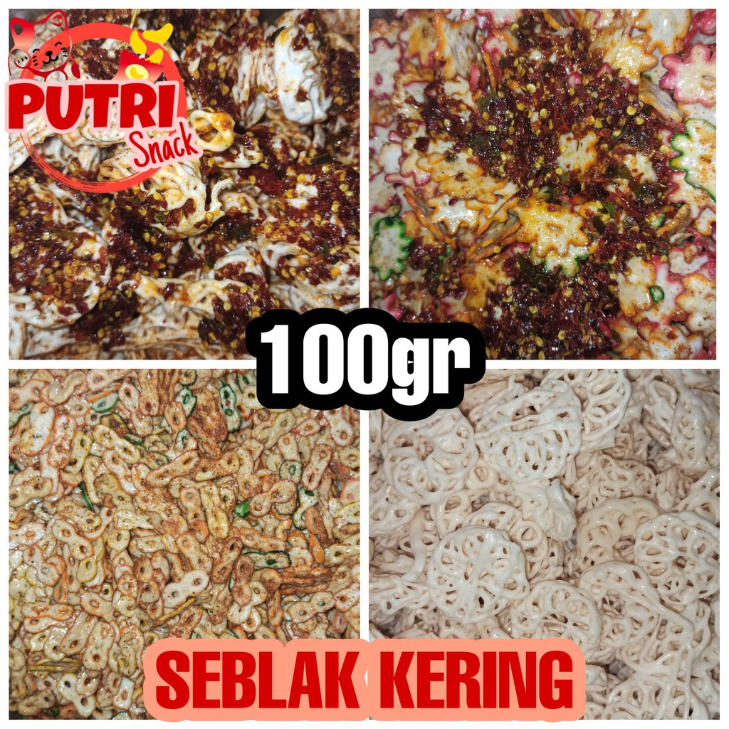 Sebring gundik 100gr (seblak garing/kering)