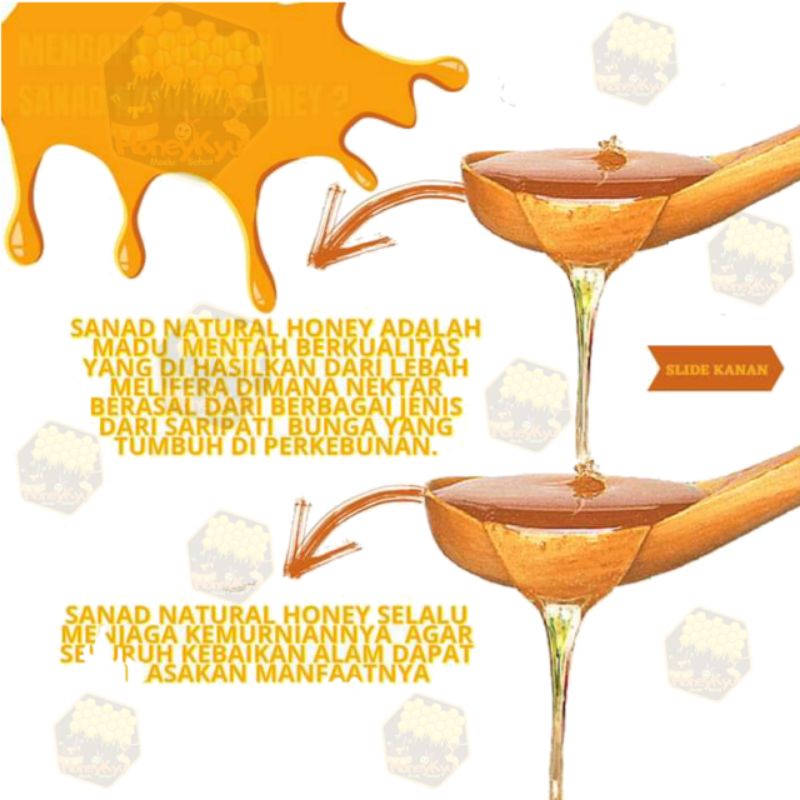 [Best] MADU MURNI NEKTAR BUNGA TANPA PROSES | Raw Honey 1000 gr/1 kg