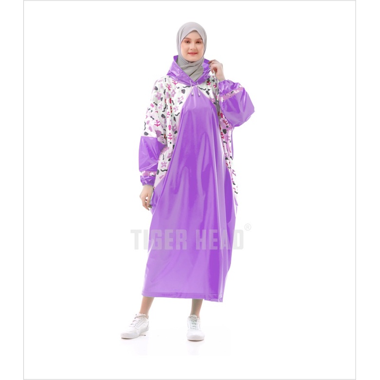 Jas hujan Rok GAMIS Chariva TIGER HEAD Muslimah Hijabers CHARIVA 68341