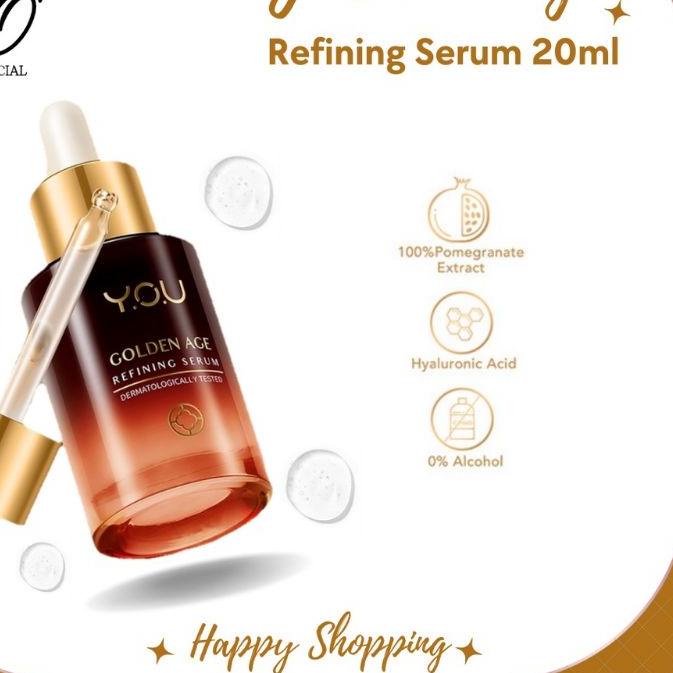 You Golden Age Series Paket 3 in 1 Refining Serum/Day/Night Cream 18gr
