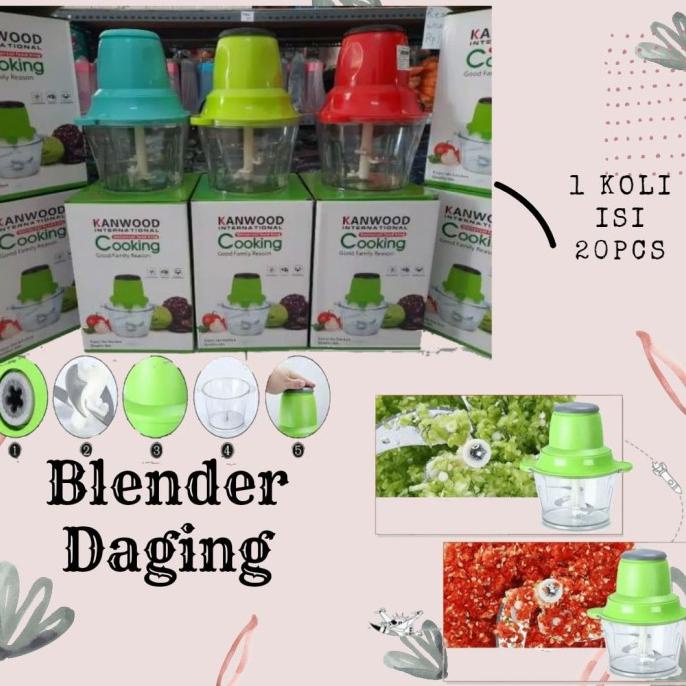 Yang Dicari] Blender Daging 4 Pisau Multifungsi Serbaguna Kanwood Cooking Chopper