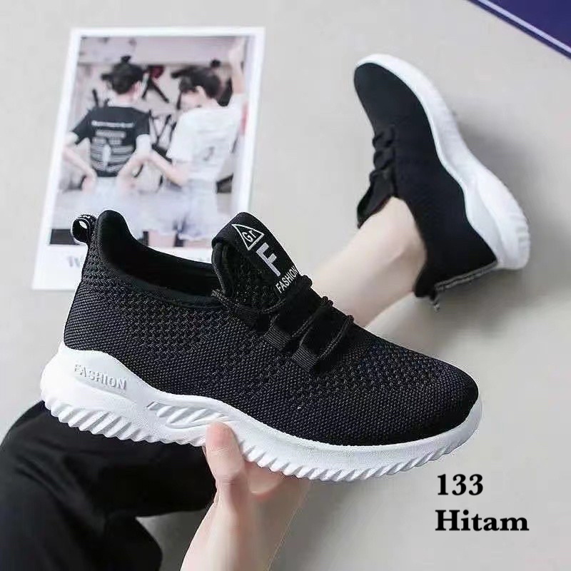 SEPATU WANITA IMPOR BAHAN RAJUT 133