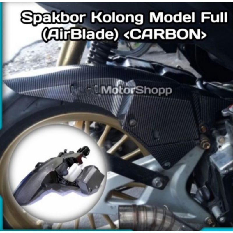 Hugger Hager Spakbor Kolong  VARIO 125 150 New 2016 2017 2018 2019 2020 2021-2023 Airblade Carbon Ne