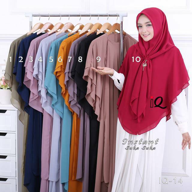 INSTANT SUKASUKA original IQ Hijab plus real pict