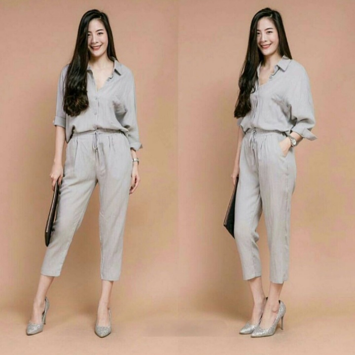 [GLFK] Jumpsuit Jumbo / Jumpsuit Wanita Jumbo / Jumpsuit Polos Jumbo / Jumbo Jumpsuit Murah