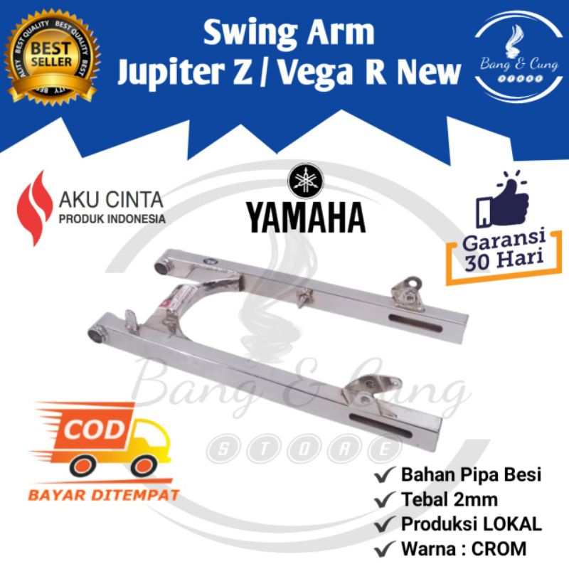 B&C - Fork Swing Arm Arem Lengan Ayun Motor Yamaha Jupiter Z Vega R New Crom / Sasis Motor Jupiter Z