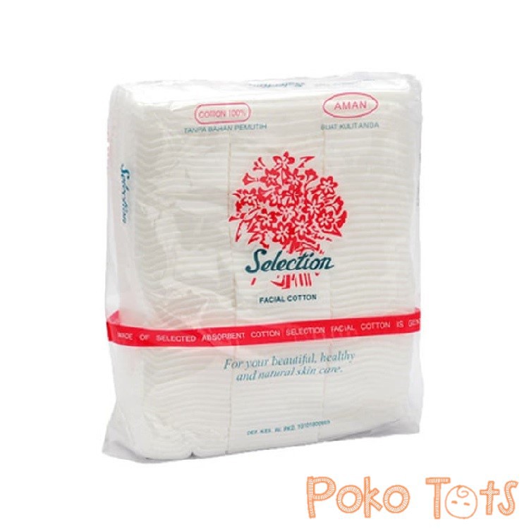 Selection Facial Cotton Pembersih Wajah 75gr Kapas Kecantikan 75 gram