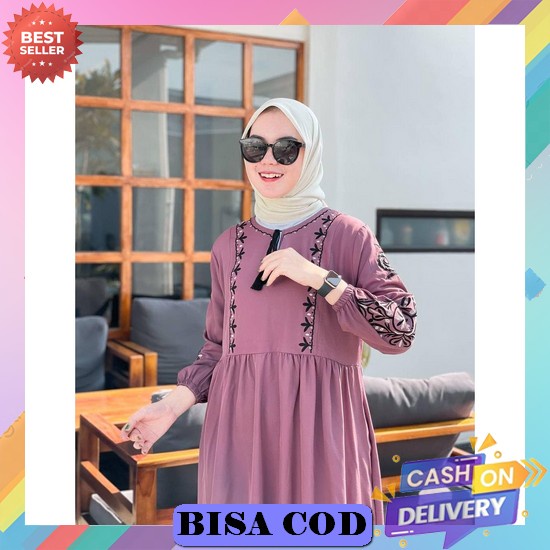 Baju Gamis Wanita Remaja Brukat Terbaru 2022 Maxy Dresss Salsahajara Model Kekinian Bahan Full Bruka