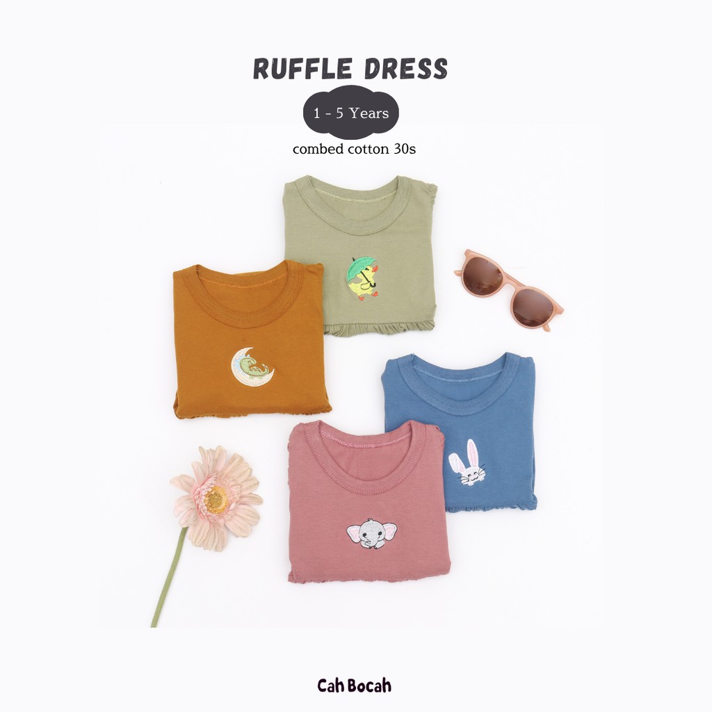 Cah Bocah Ruffle Dress Anak Perempuan