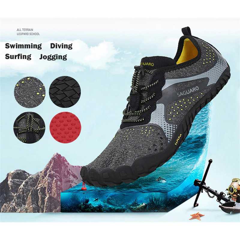 Sepatu Pantai Olahraga Air Renang Aqua Shoes Multifungsi Spatu Outdoor Pelindung Kaki Waterproof