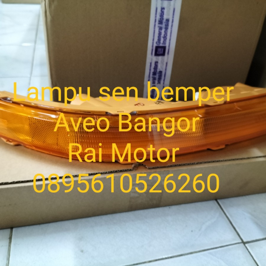 Lampu sen bemper Chevrolet Aveo Bangor asli
