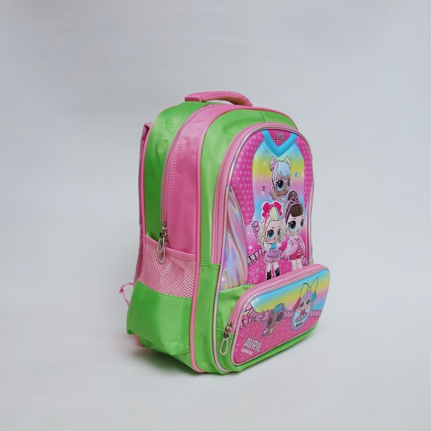 Tas Ransel Sekolah Anak 2603 Unicorn Lol Spiderman Kids Backpack - Skoola