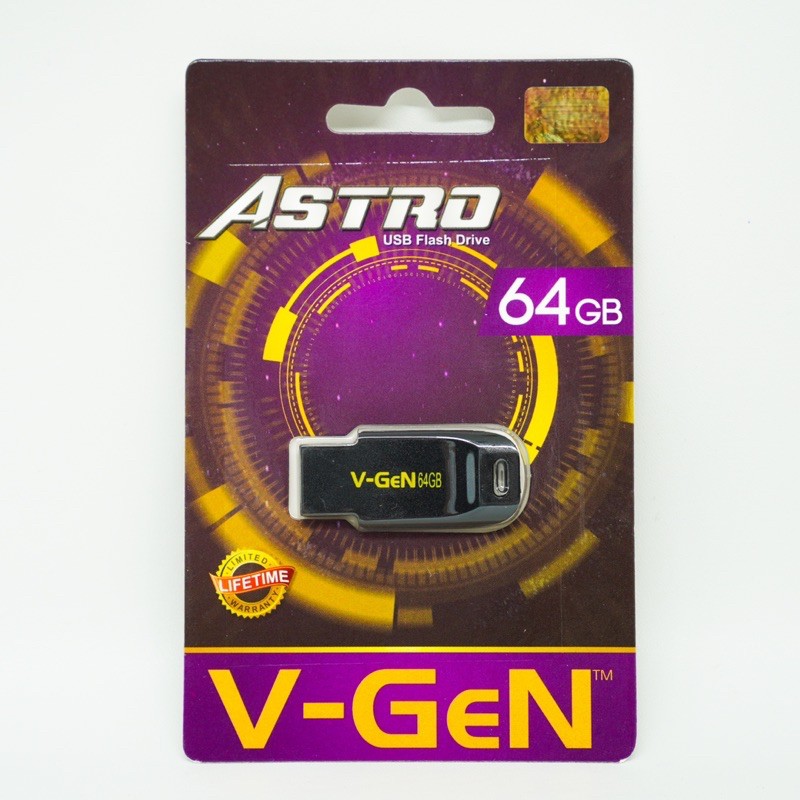 USB 64GB 2.0 V-GeN ASTRO Flash Disk Vgen Flash Drive Original 64 GB