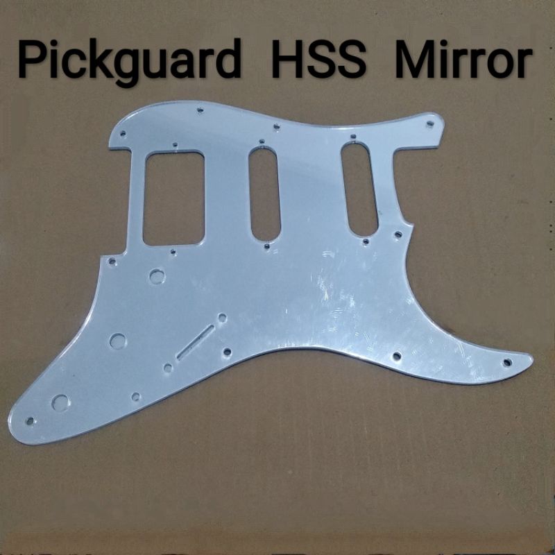 Pickguard HSS Mirror - Fender Squier Stratocaster