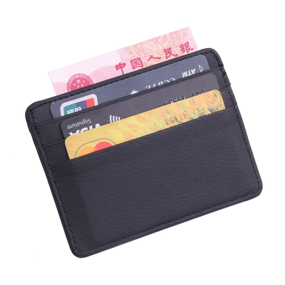 Dompet Casual Wallet Wanita Dewasa Dompet Kartu ATM Kredit Debit Lipat Mini Desain Slim Elegant Modern ID Card SIM KTP Holder Uang Lembar Koin Bahan Kulit