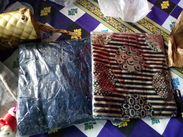 Couple Batik Shofia Brokat Tile Mutiara