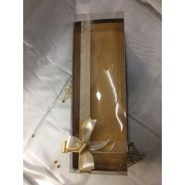 

box - kotak kado - kotak kue - box mika ukuran 15x45x6x8