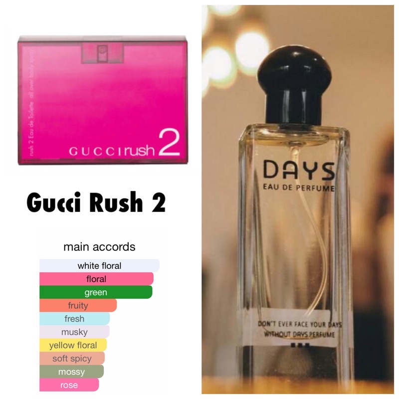 DAYS PARFUME inspired by Gucci Rush 2