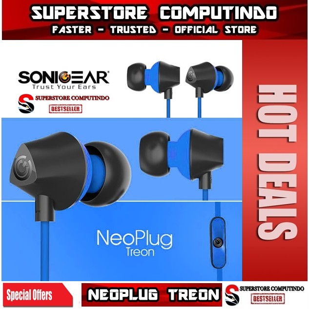 SonicGear NeoPlug Treon - Blue