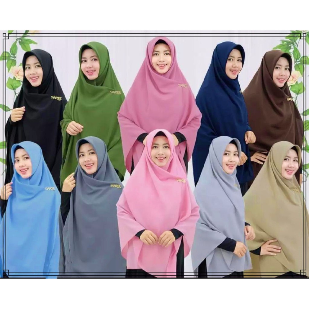 Hijab / Jilbab Segiempat WOLFIS 150 X 150 CM - Hijab Wolfis Premium 2021