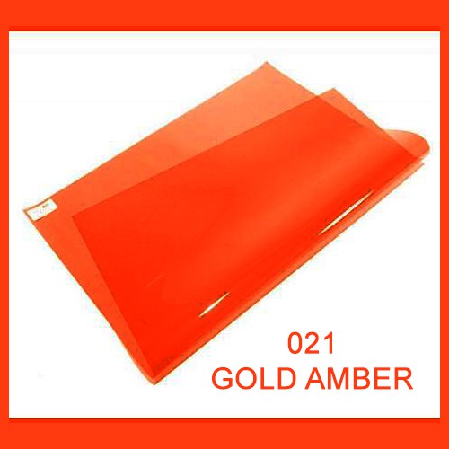 

#21 Golden Amber Lighting Color Gel Sheets