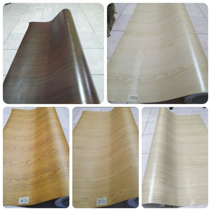 Stiker Wallpaper Furnitur Dinding Meja Lemari Dapur Kayu Marmer / Wallpaper / Wallpaper Dinding / St