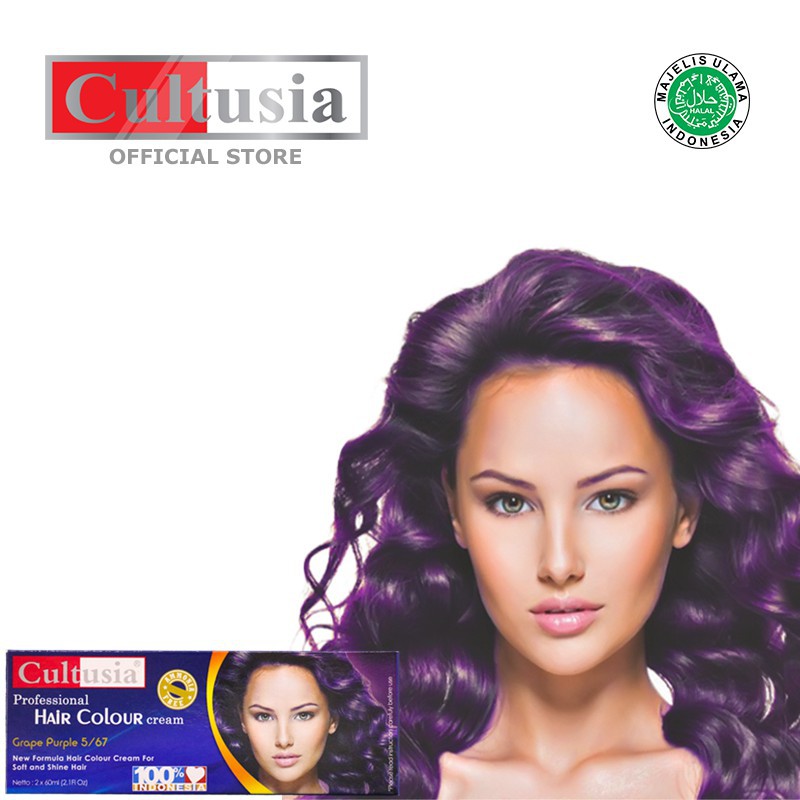 Cultusia Hair Color Grape Purple 5 67 60 ML