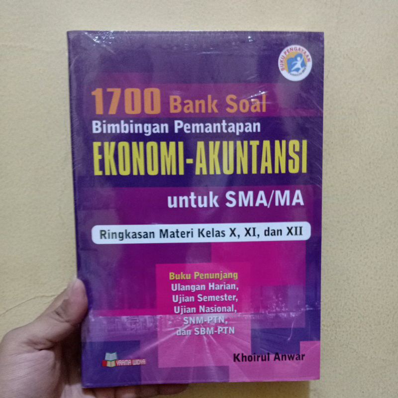 BUKU 1700 BANK SOAL BIMBINGAN PEMANTAPAN EKONOMI AKUNTANSI / BANK SOAL EKONOMI AKUNTANSI SMA