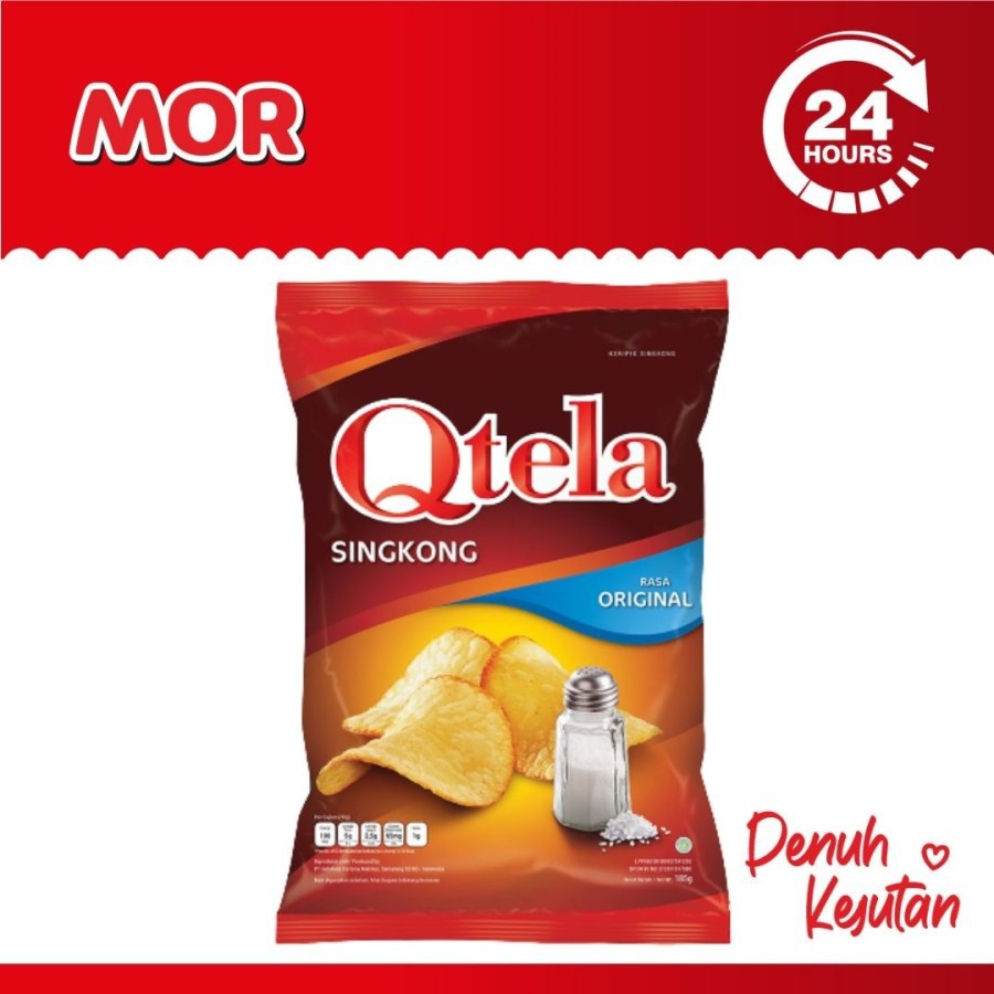 

QTELA Rasa Original Keripik Singkong Cassava Chips 60 gr