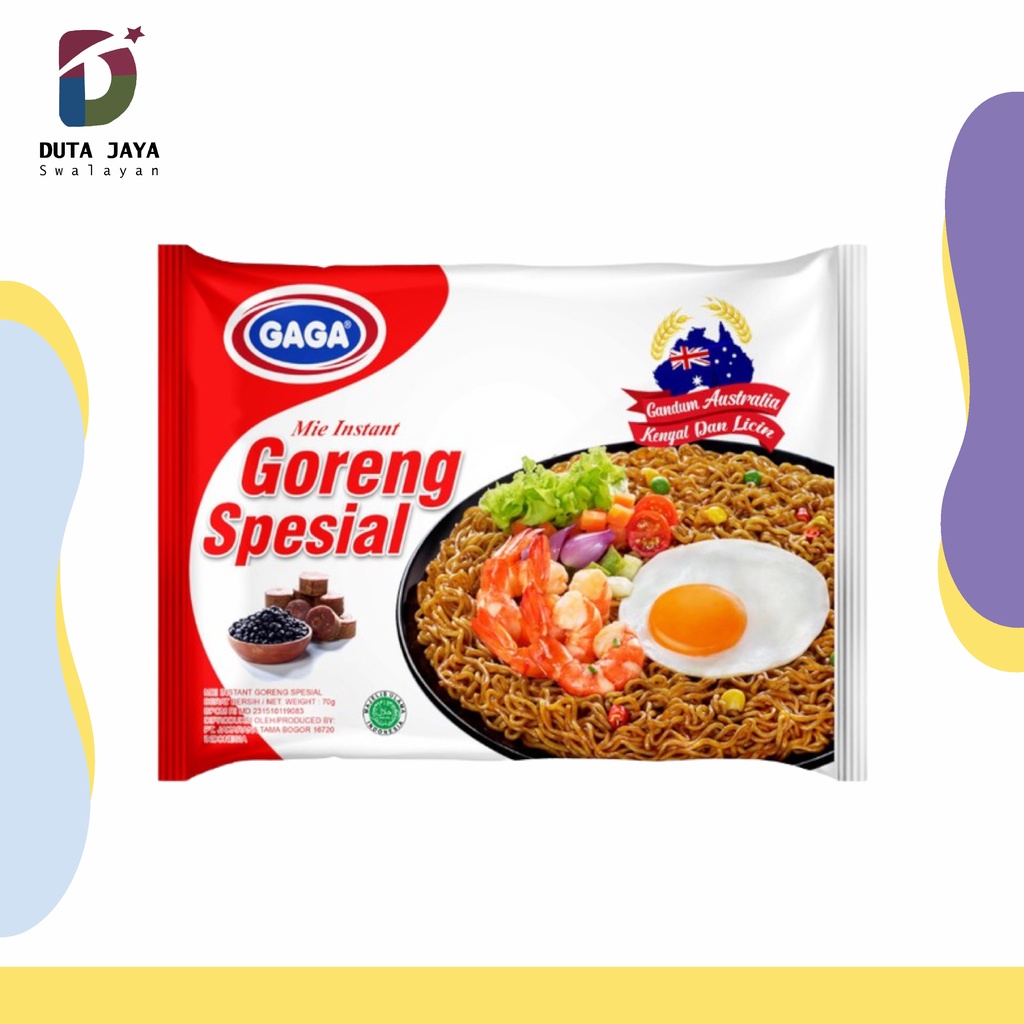 

Mi Gaga Mie Instan Goreng Spesial Australia 75 Gram