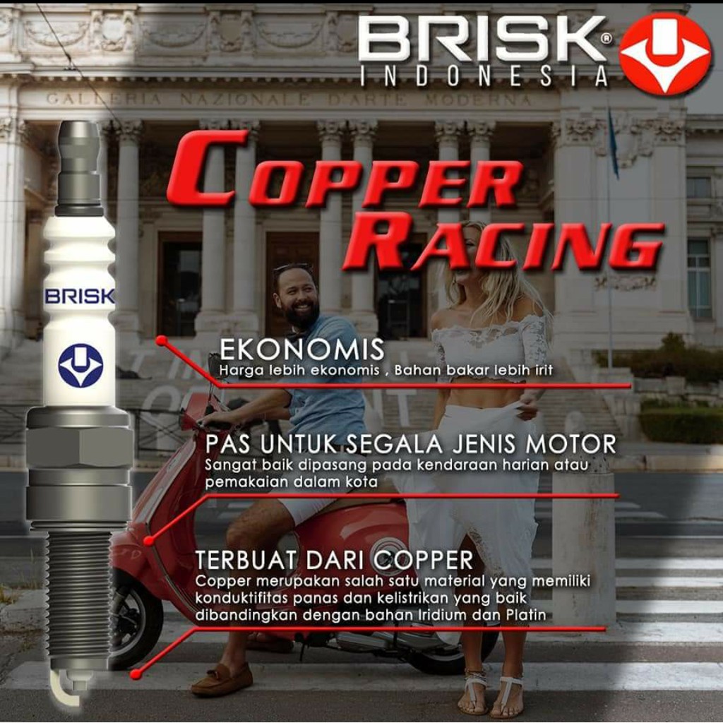 Busi Copper Racing YT Sigma RX King Force One F1Z F1ZR RXS BRISK N14YC/N12YC